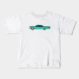 Car vintage green color Kids T-Shirt